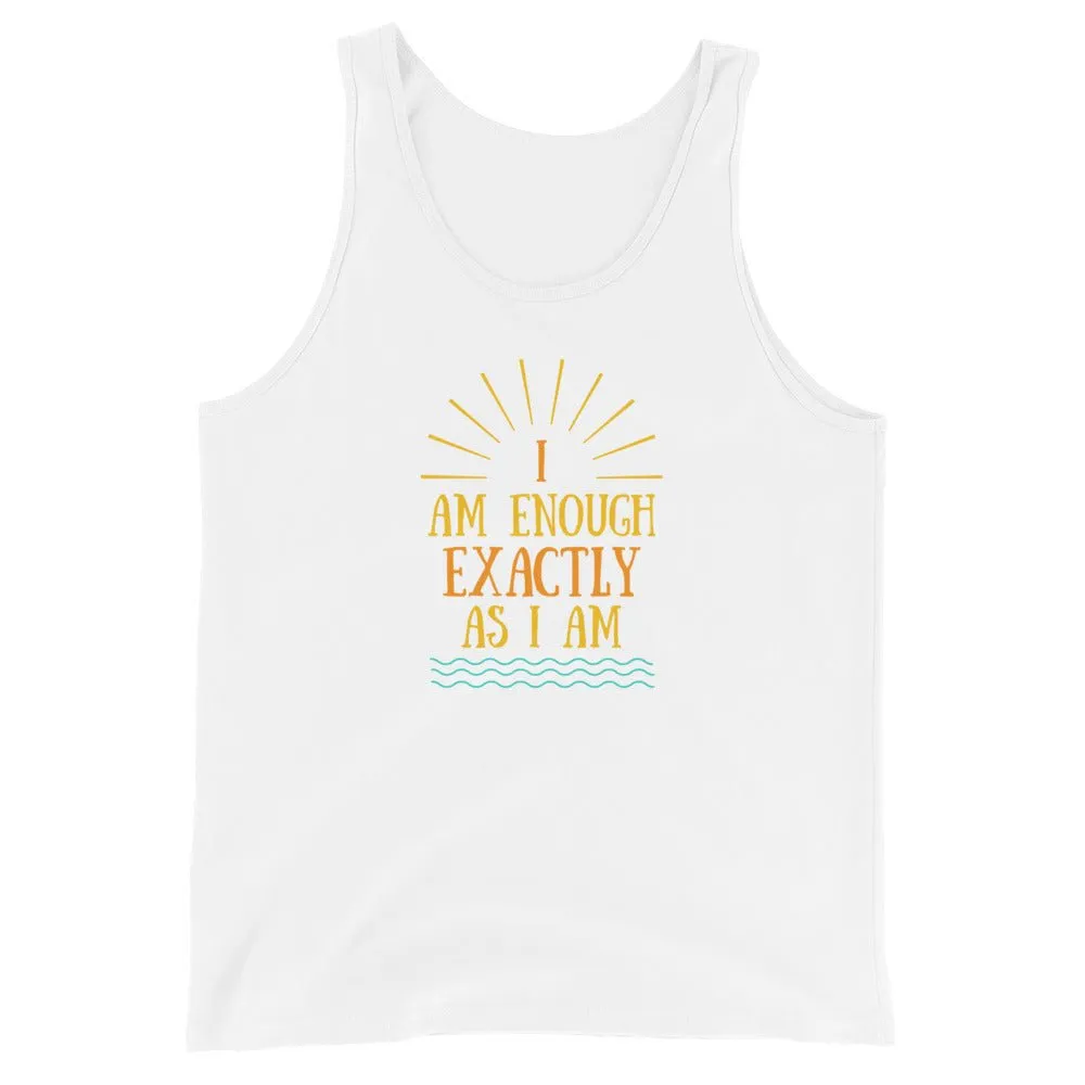 I AM ENOUGH EXACTLY AS I AM Vintage Mental Health Tank Top for Women