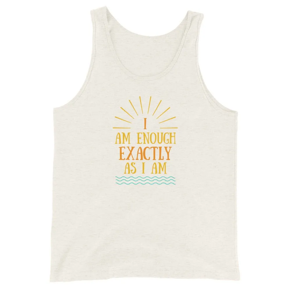 I AM ENOUGH EXACTLY AS I AM Vintage Mental Health Tank Top for Women