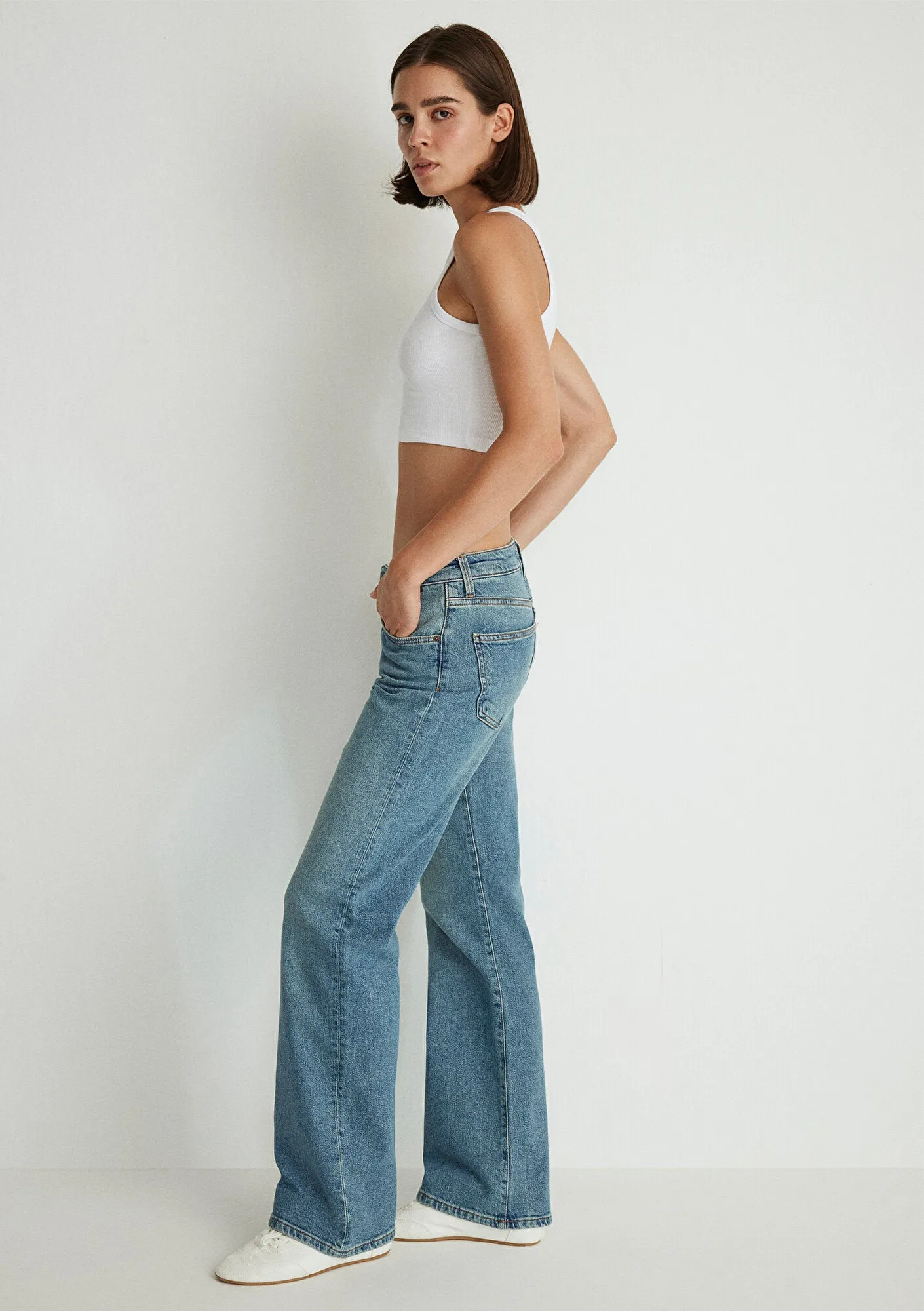 Ibiza Light Shaded Denim Jean Pants