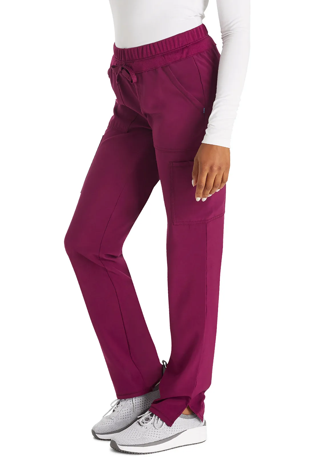 Inspira Flex IP072A Straight Leg Pants Wine