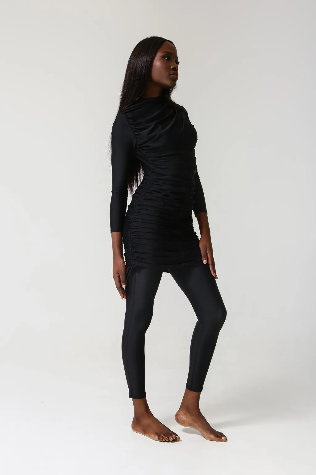 Isla Swim Dress - Black