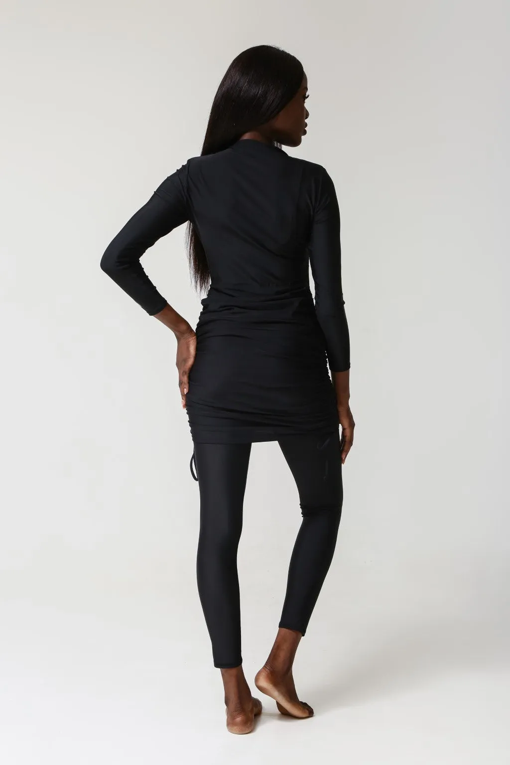Isla Swim Dress - Black