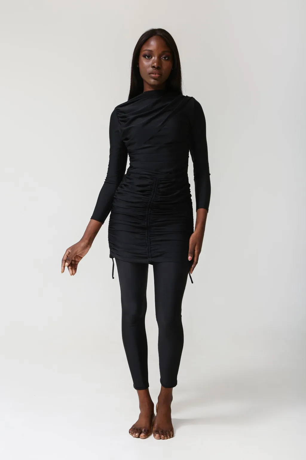 Isla Swim Dress - Black