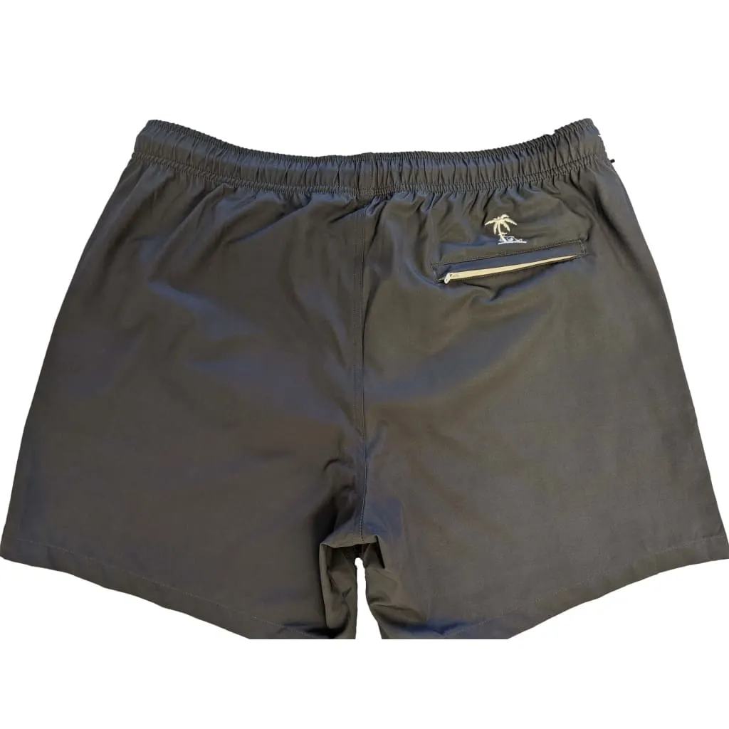 Island Bum Solid Grey with Tiki Joe Logo