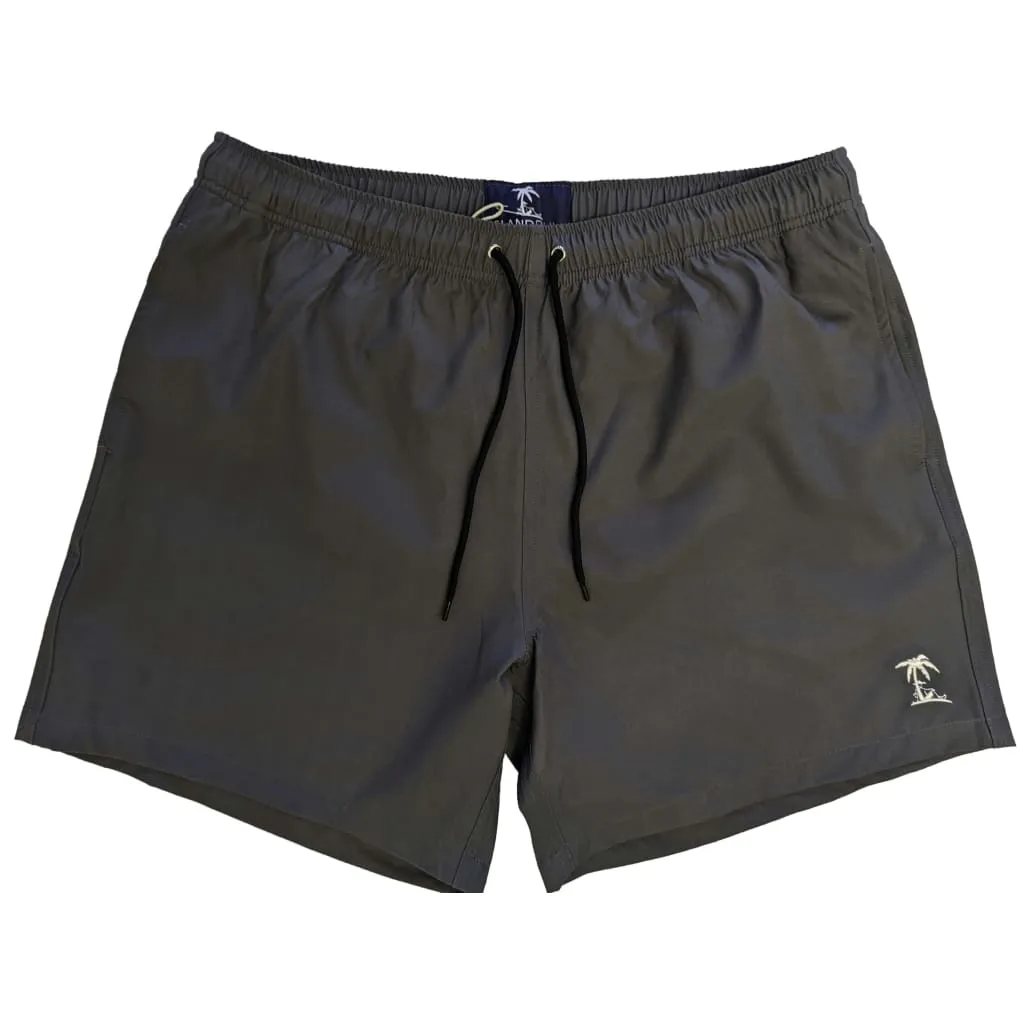 Island Bum Solid Grey with Tiki Joe Logo