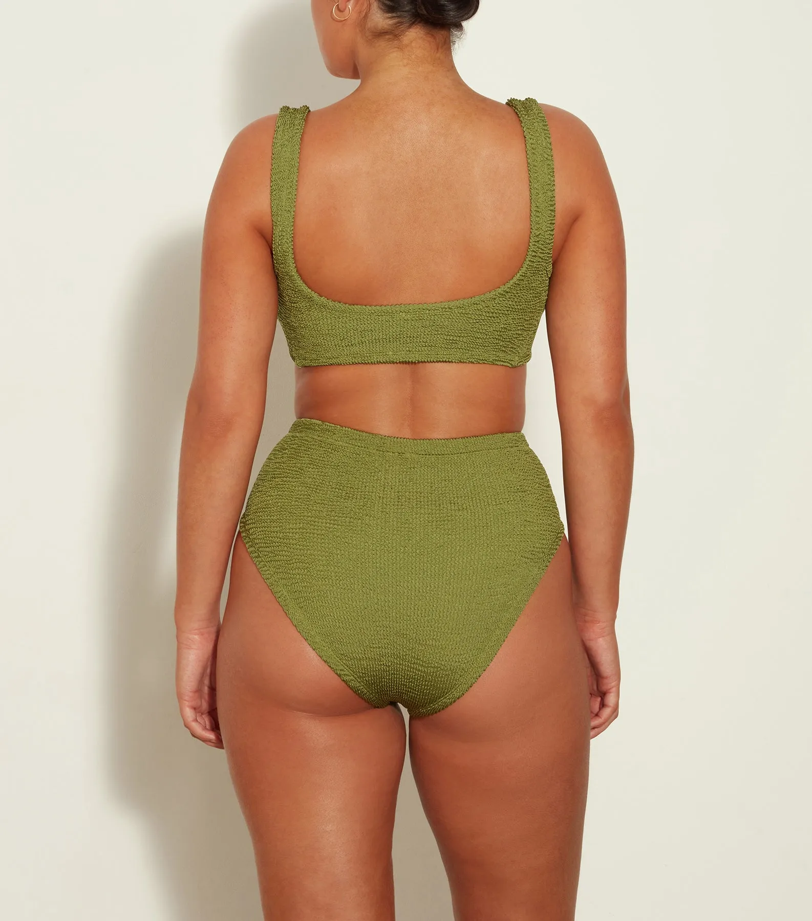 Jamie Bikini - Metallic Moss