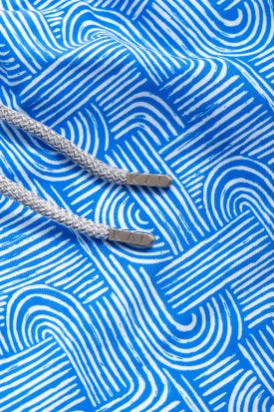 JAY X KAI - Blue Maze Swim Shorts