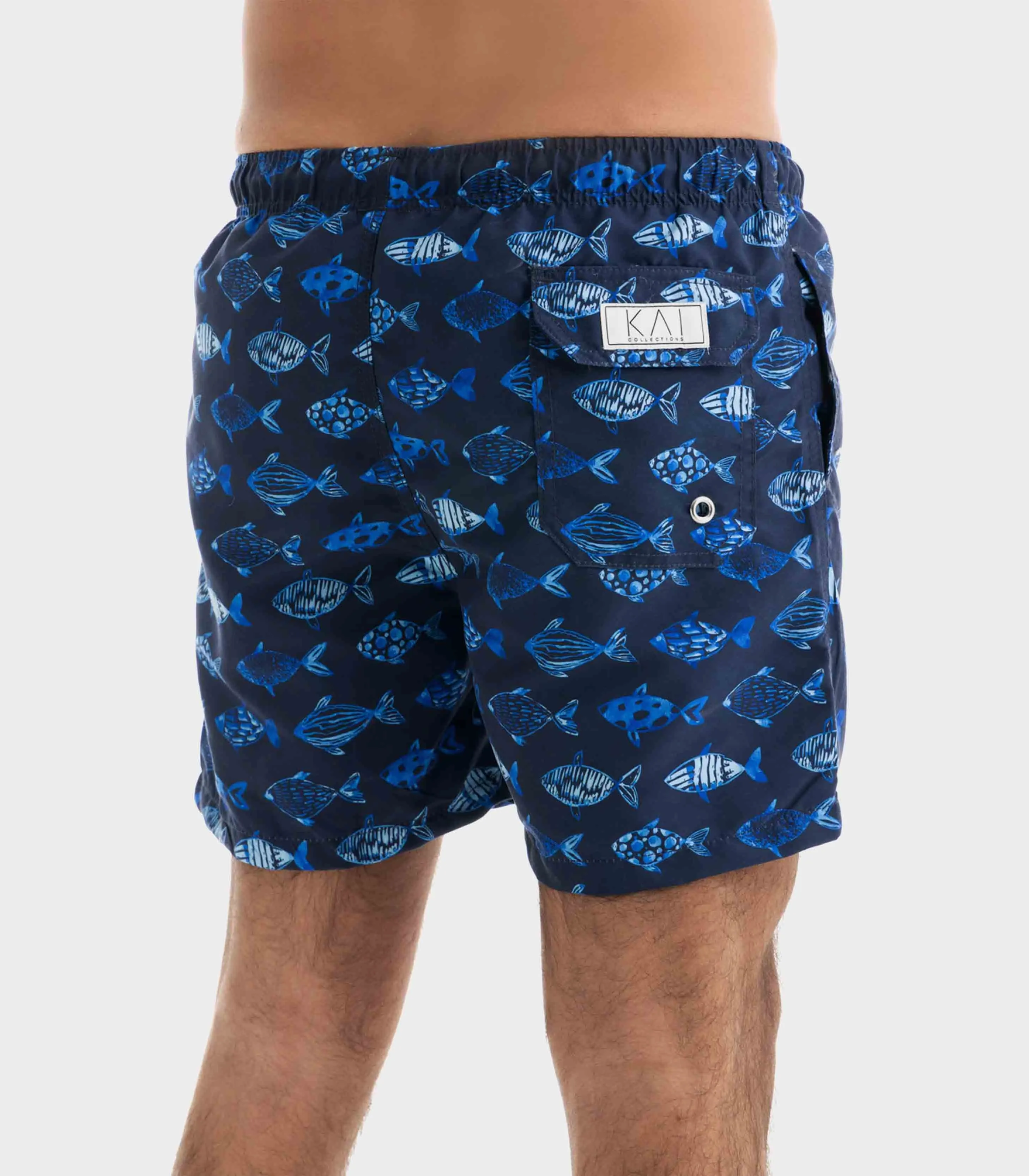 JAY X KAI - Fish Printed Swim Short