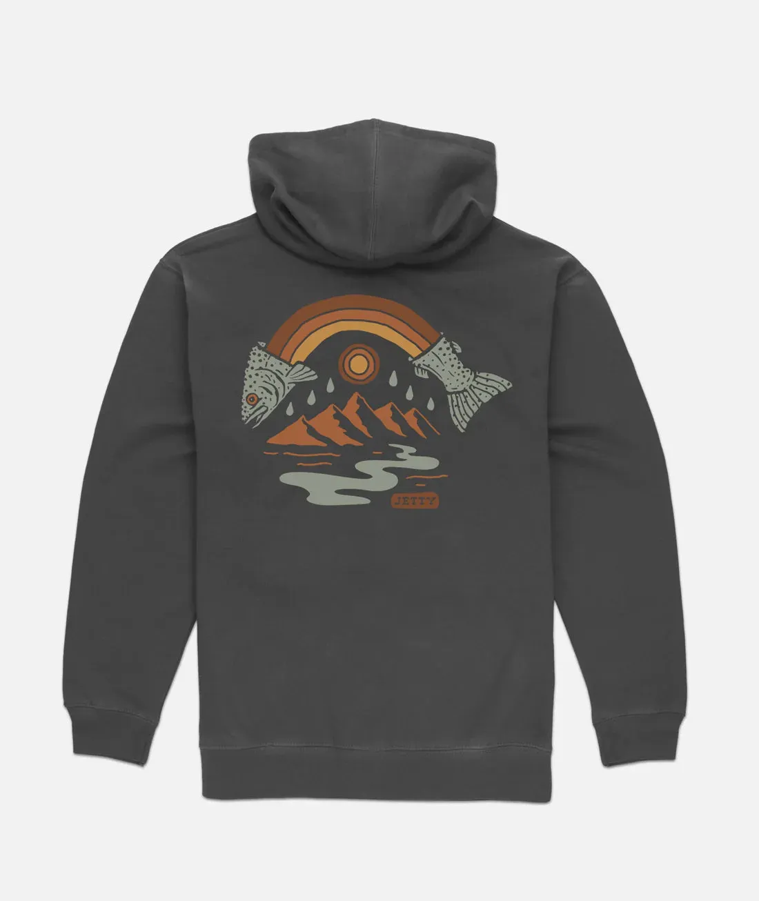 Jetty Men's Rainbow Trout Hoodie