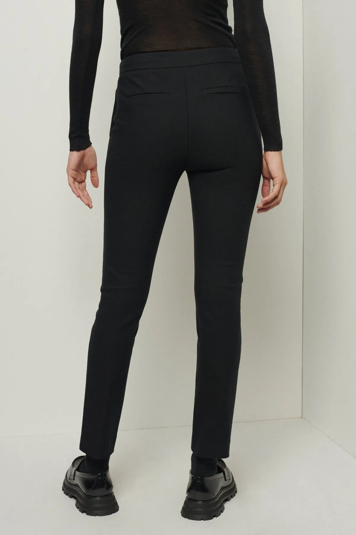 Kelis Straight Leg Sailor Pant in Black