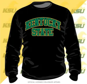 Kentucky State | Univ Arch Black Unisex Sweatshirts (**)