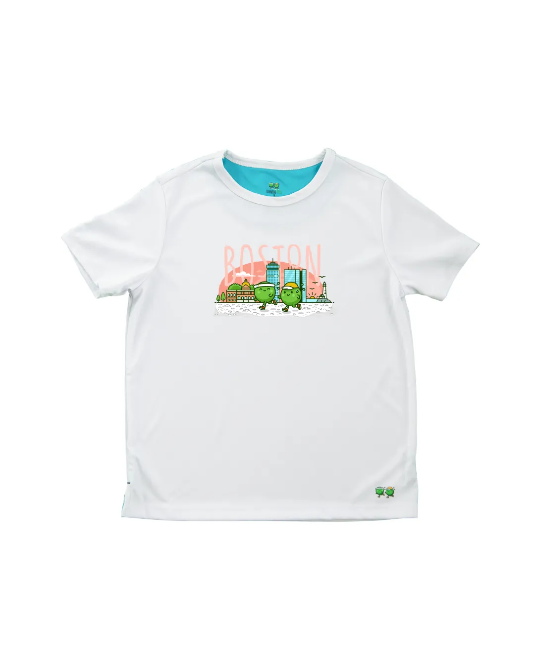 Kids' Boston Running T-Shirt - White