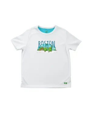 Kids' Boston Running T-Shirt - White