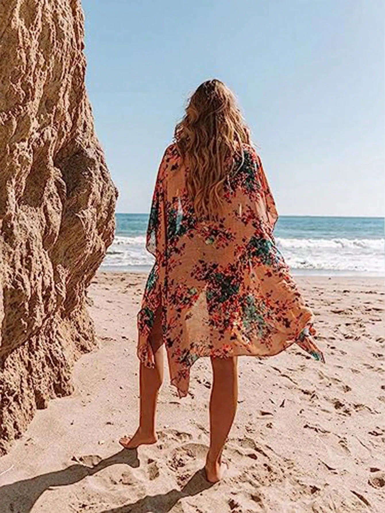 Kimono floral de verano