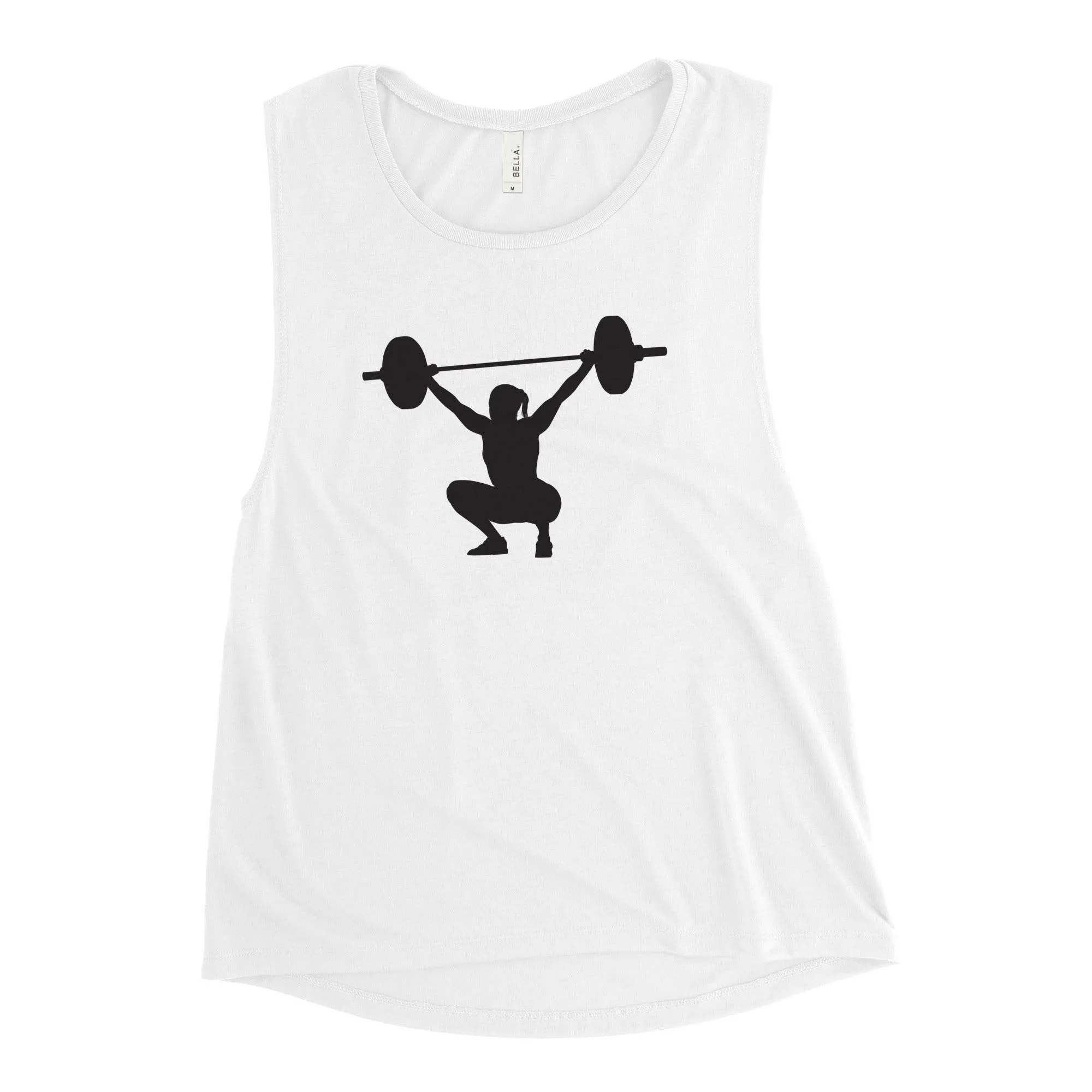 Ladies' Muscle Tank for Weight Lifting - Fitness Gym Workout Tank Top