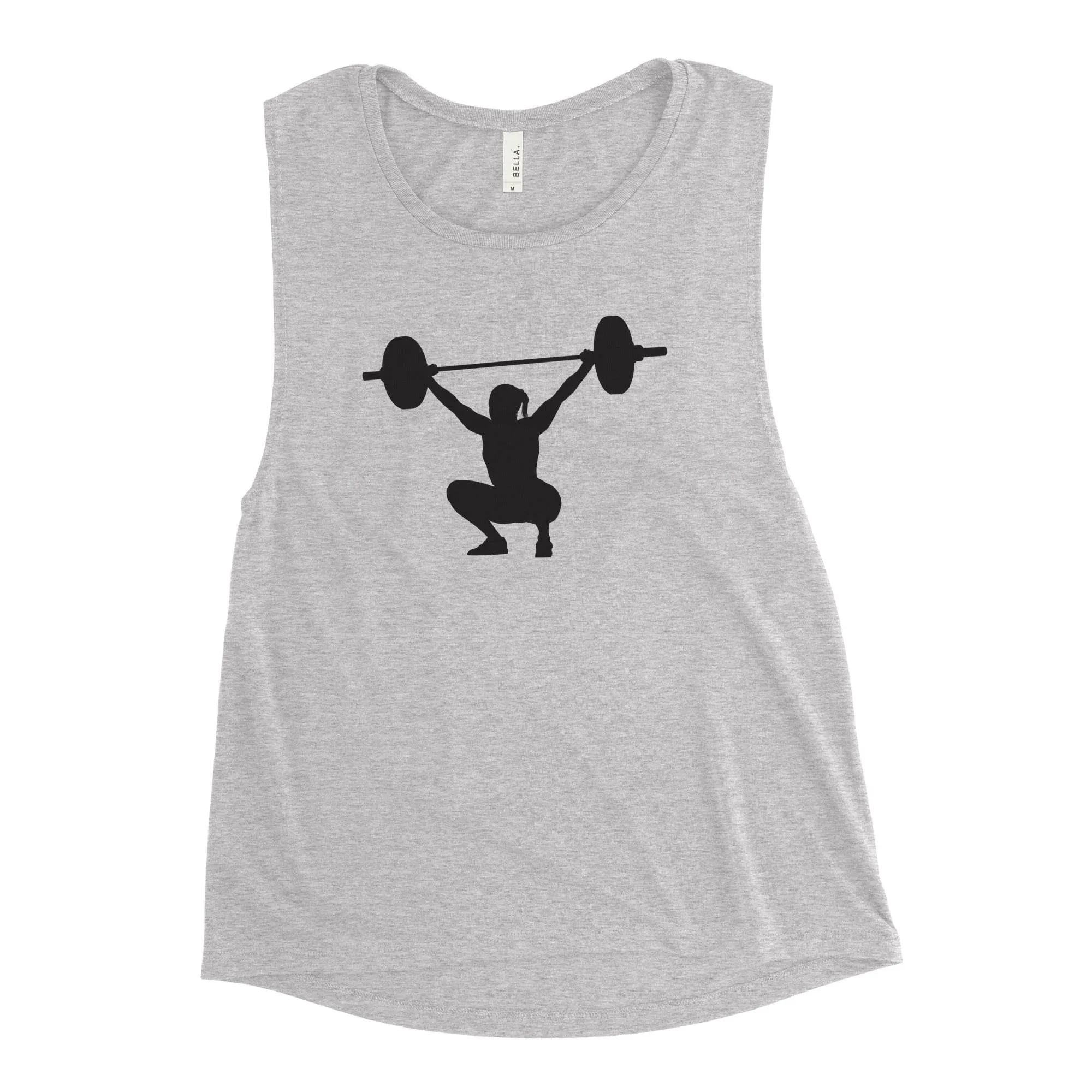 Ladies' Muscle Tank for Weight Lifting - Fitness Gym Workout Tank Top