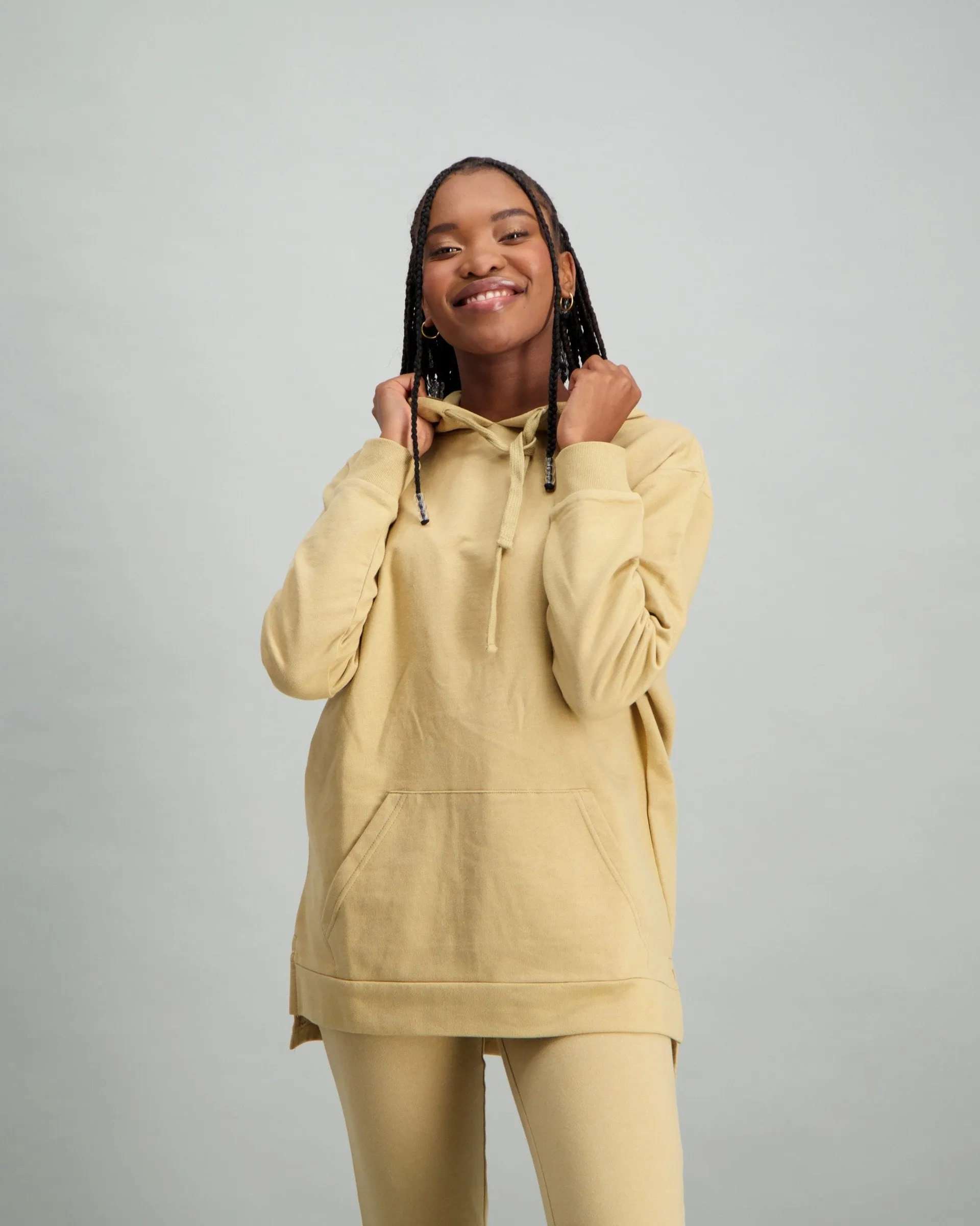 Ladies-Oversized Hoody with Kangaroo Pockets
