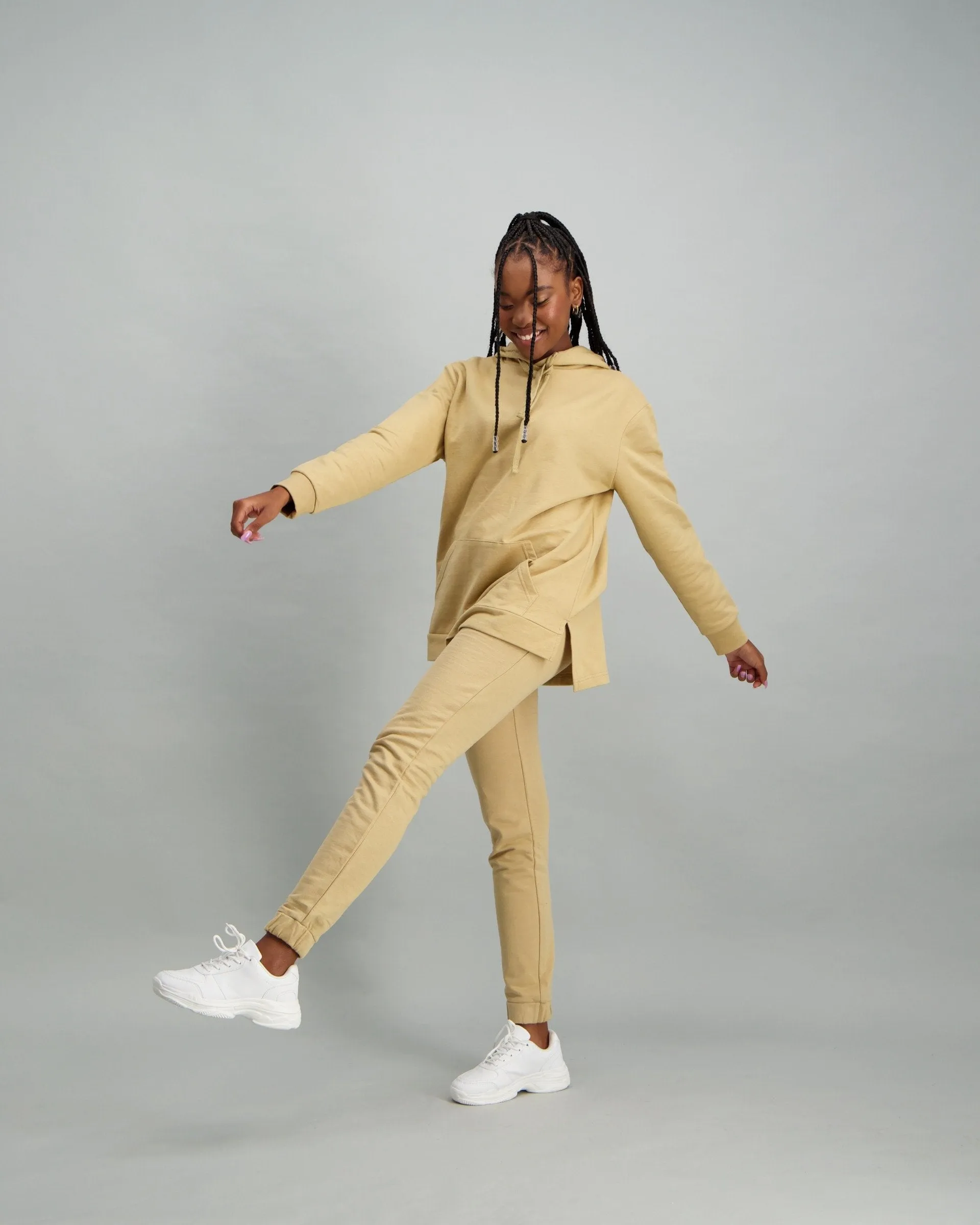 Ladies-Oversized Hoody with Kangaroo Pockets