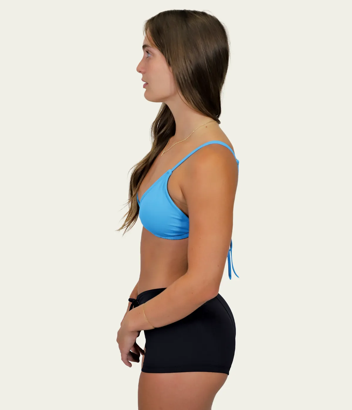 Ladies Solid Swim Short