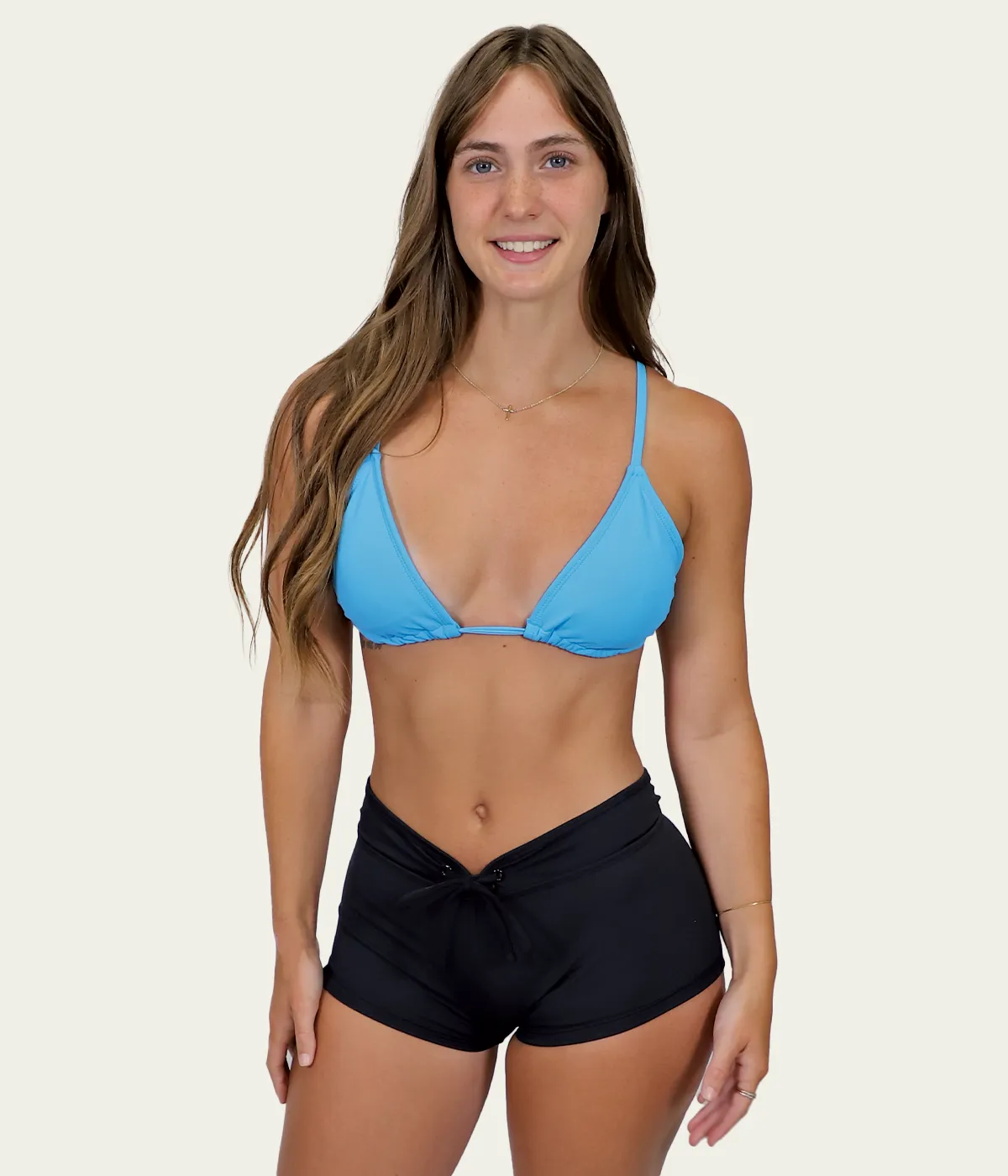 Ladies Solid Swim Short