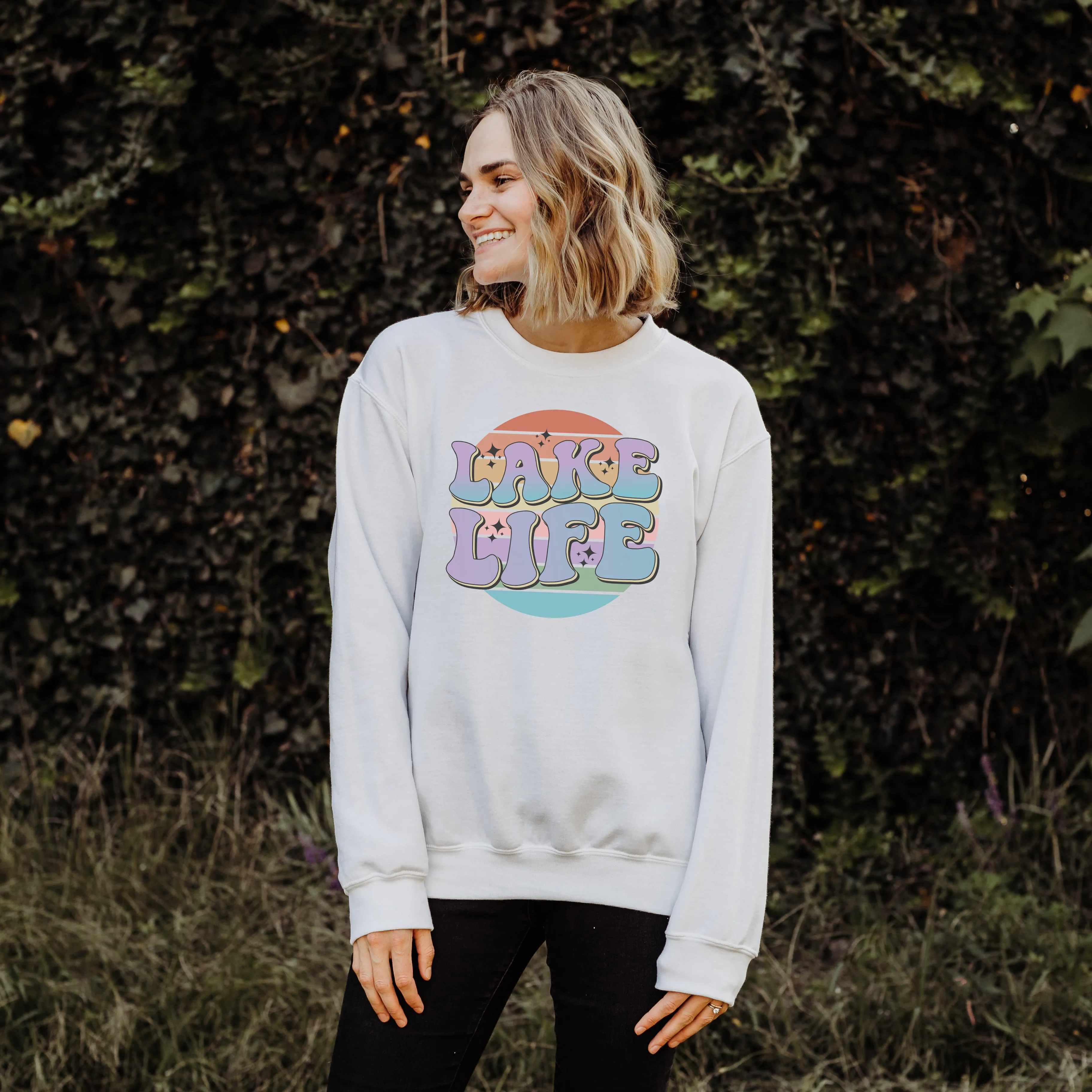 LAKE LIFE CREWNECK SWEATSHIRT