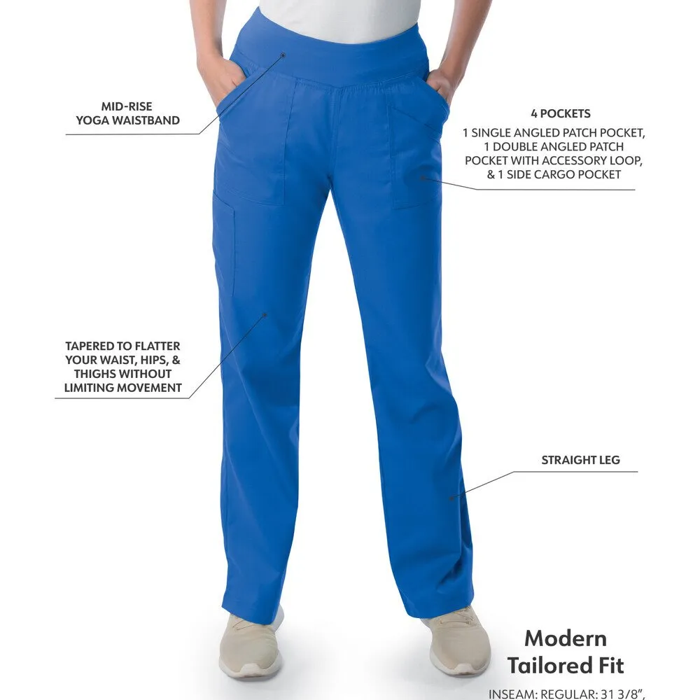 Landau Proflex Women's Straight-Leg Yoga Pants   4 Pockets - ROYAL / Sizes XXS - 5XL