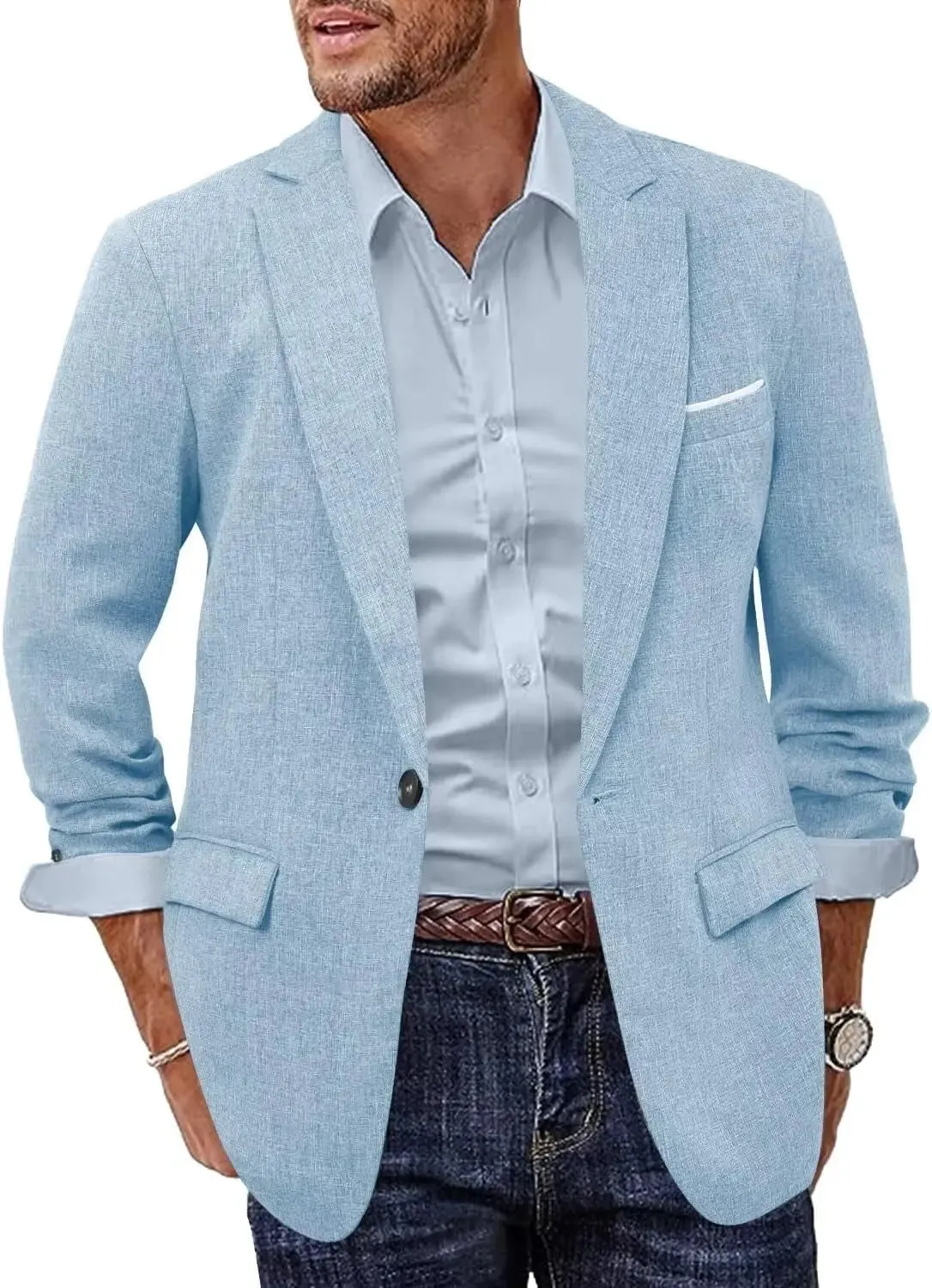 Large Size Blazer for Stylish Big Men
