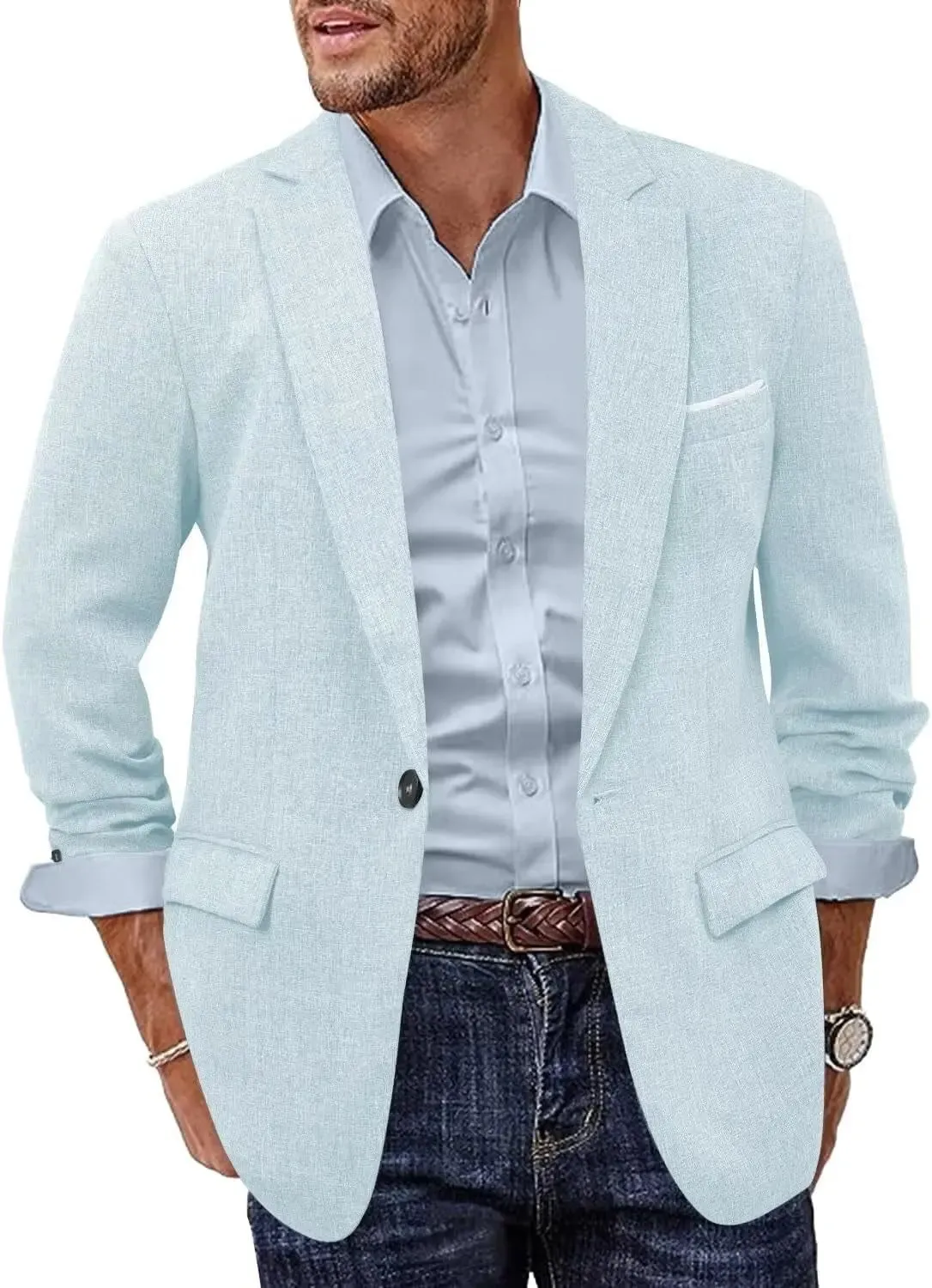 Large Size Blazer for Stylish Big Men