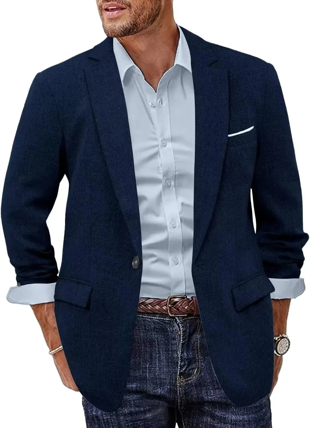 Large Size Blazer for Stylish Big Men