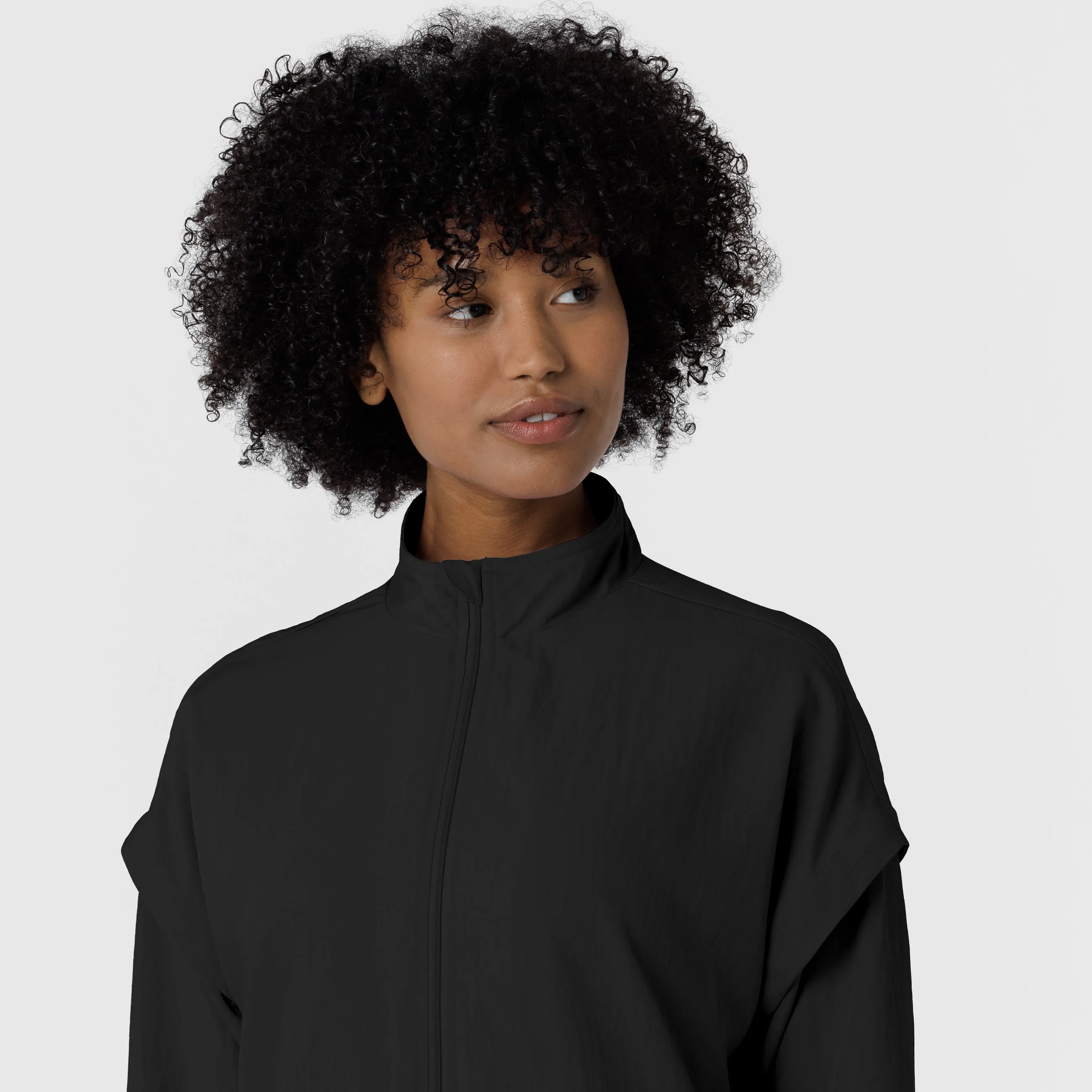 Layers 8014 BreezeBreaker Scrub Jacket Black