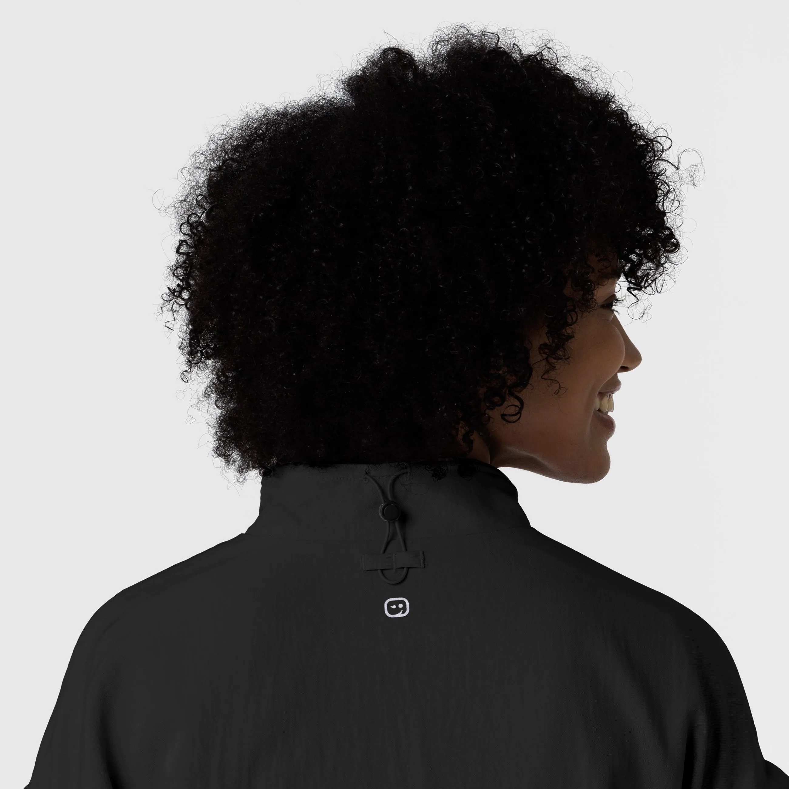 Layers 8014 BreezeBreaker Scrub Jacket Black