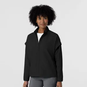 Layers 8014 BreezeBreaker Scrub Jacket Black