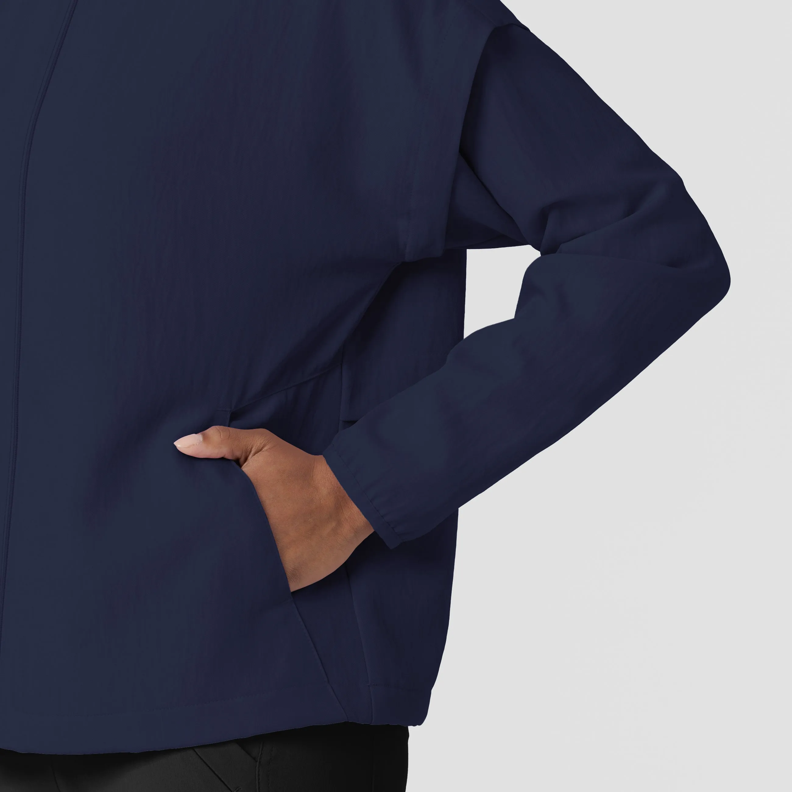 Layers 8014 BreezeBreaker Scrub Jacket Navy
