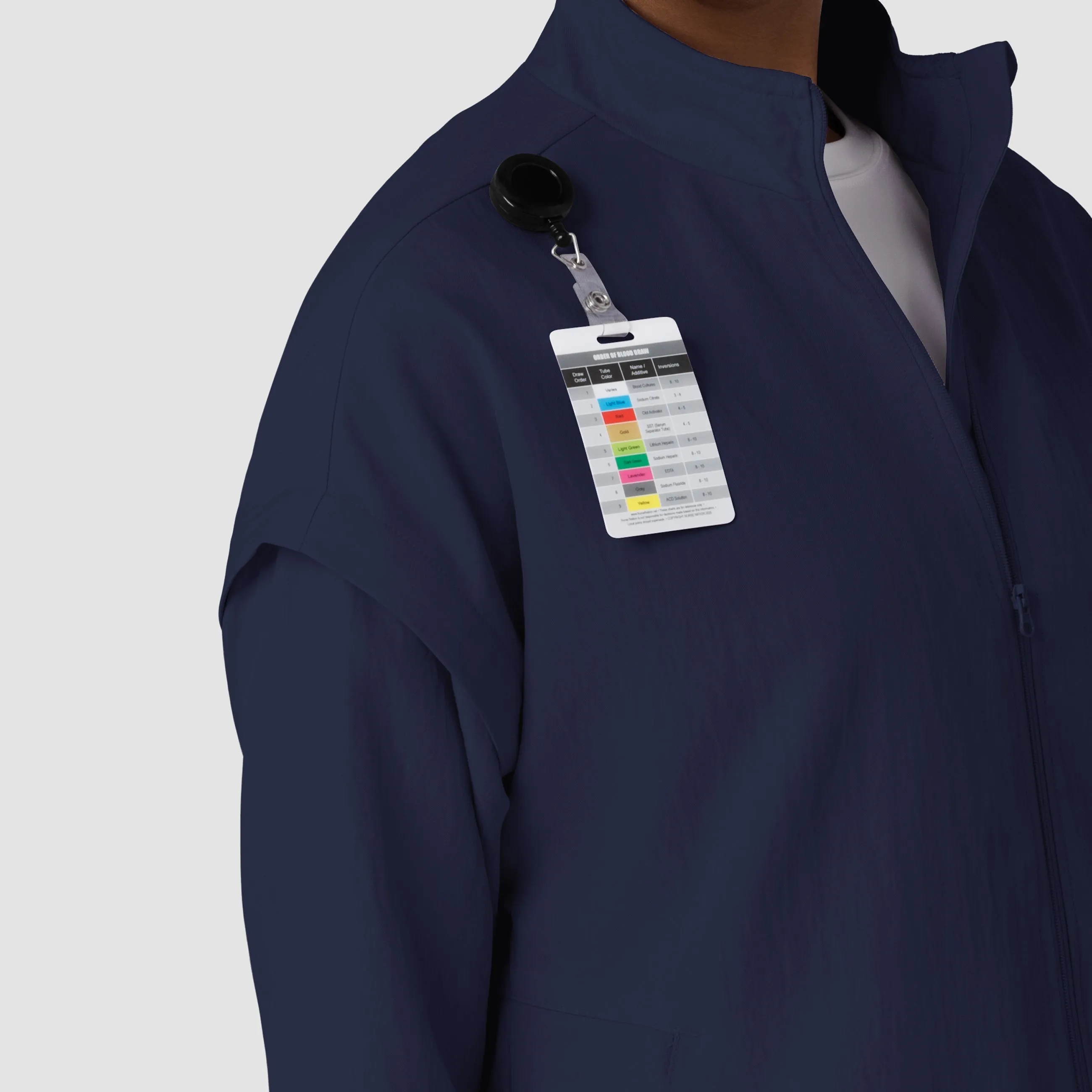 Layers 8014 BreezeBreaker Scrub Jacket Navy