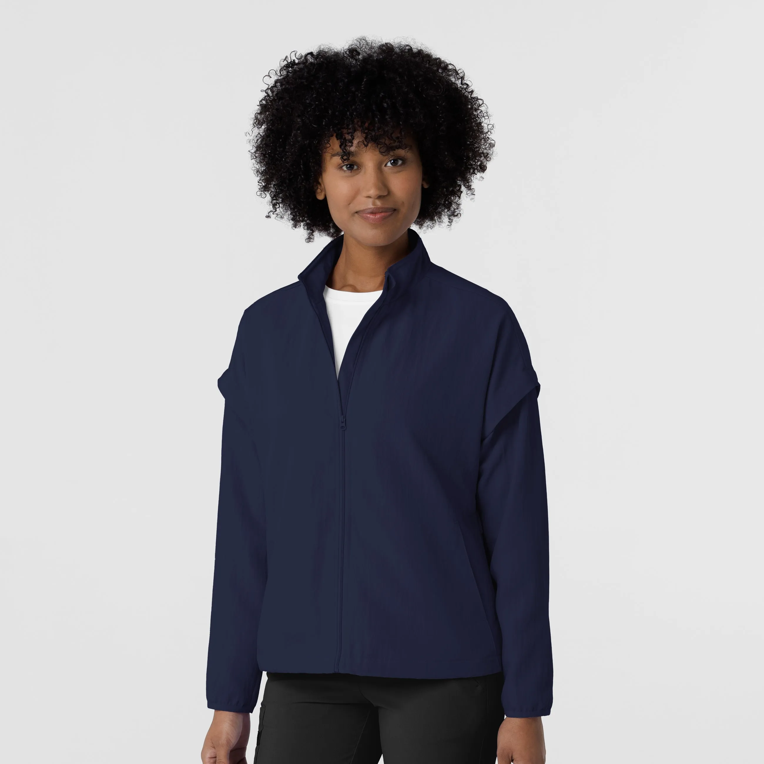 Layers 8014 BreezeBreaker Scrub Jacket Navy