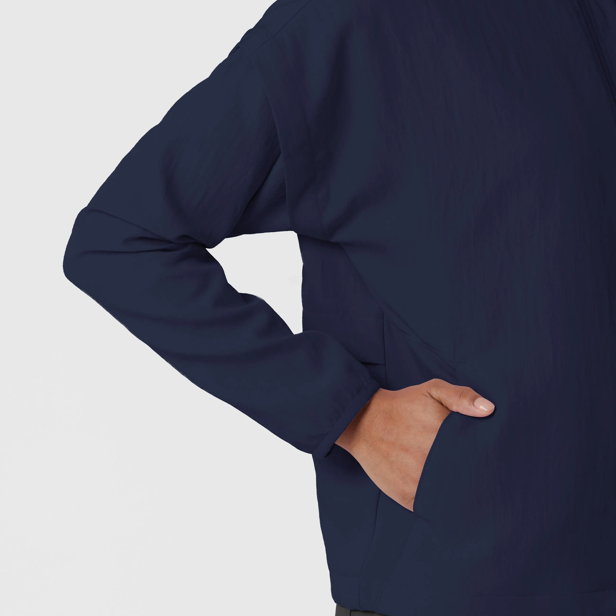 Layers 8014 BreezeBreaker Scrub Jacket Navy