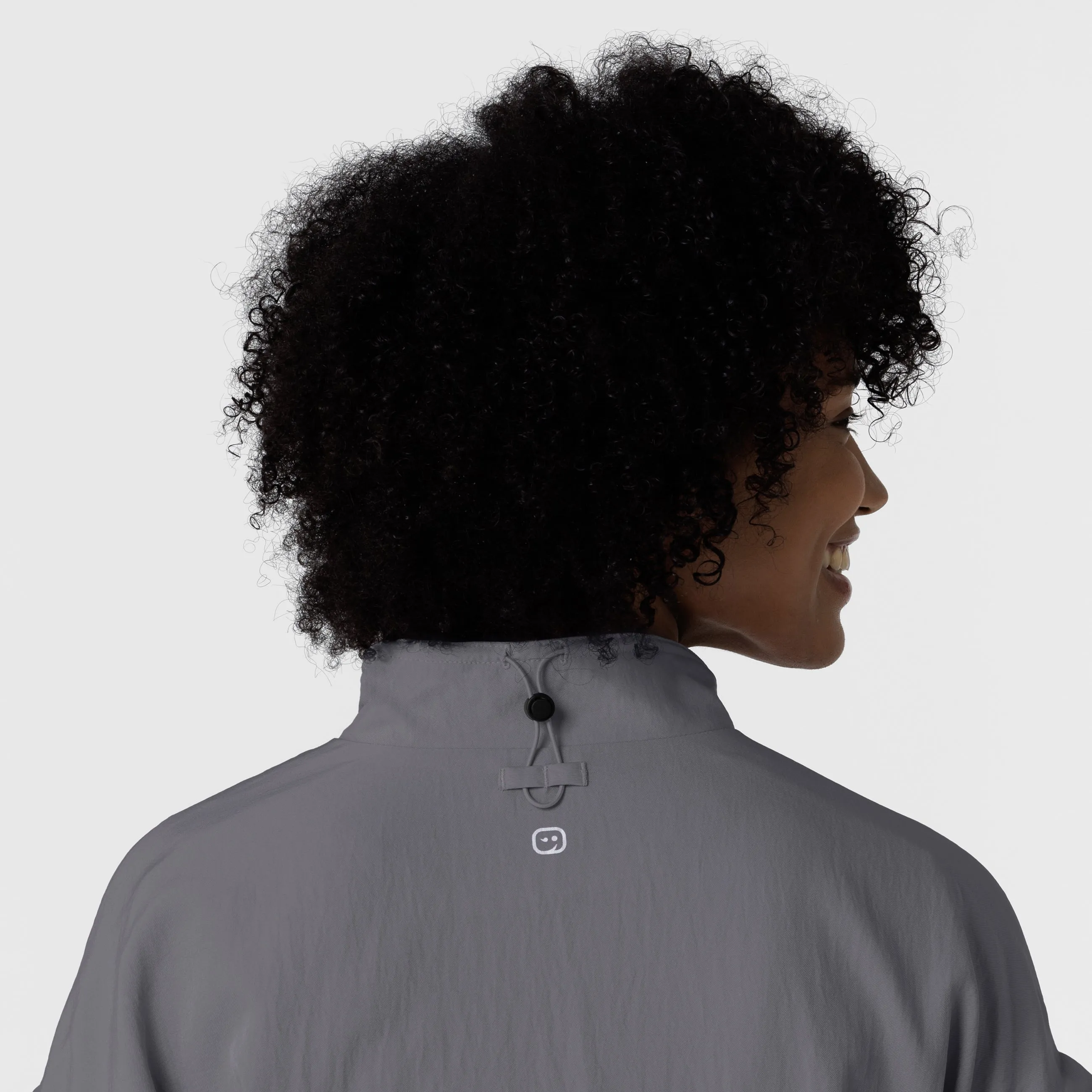 Layers 8014 BreezeBreaker Scrub Jacket Pewter