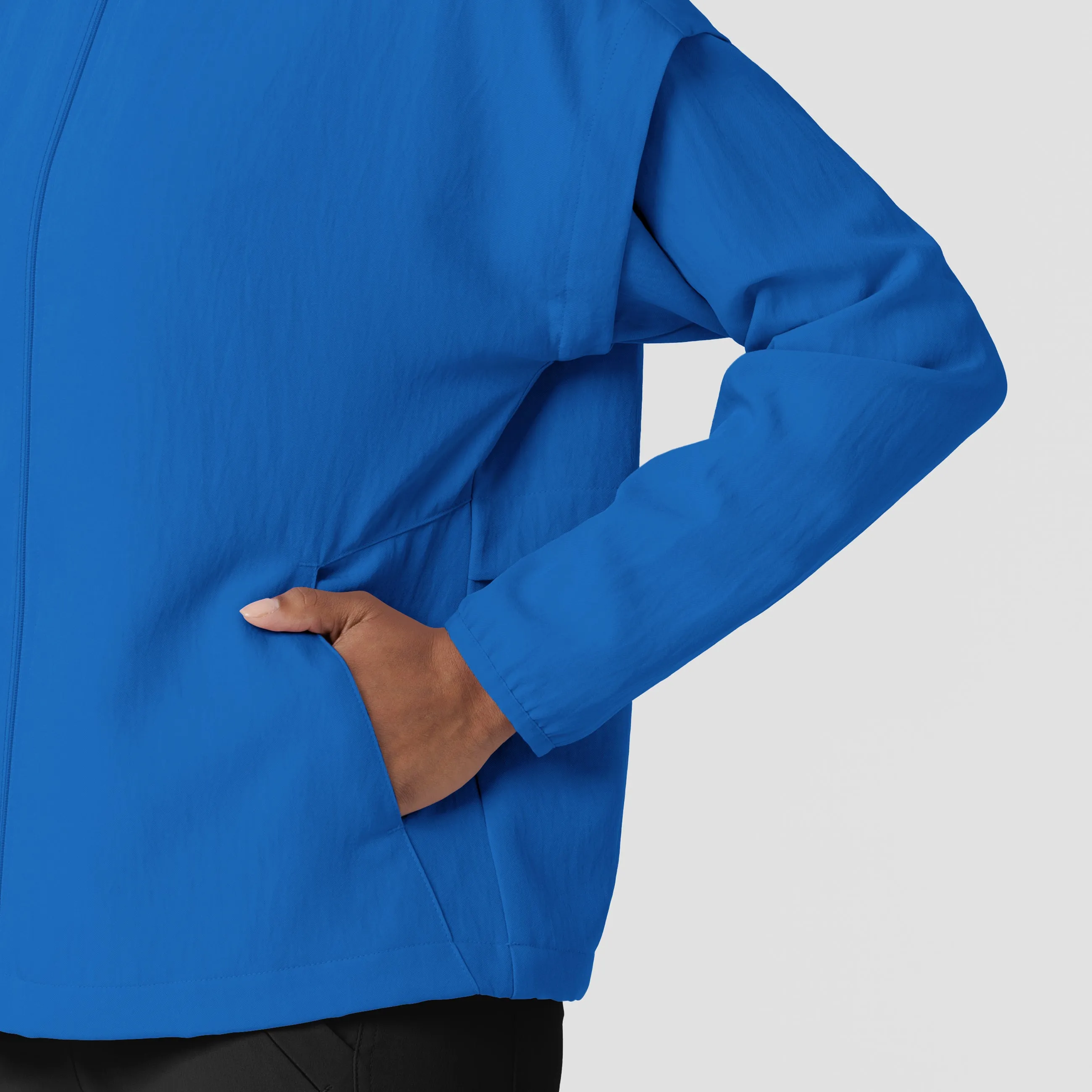 Layers 8014 BreezeBreaker Scrub Jacket Royal