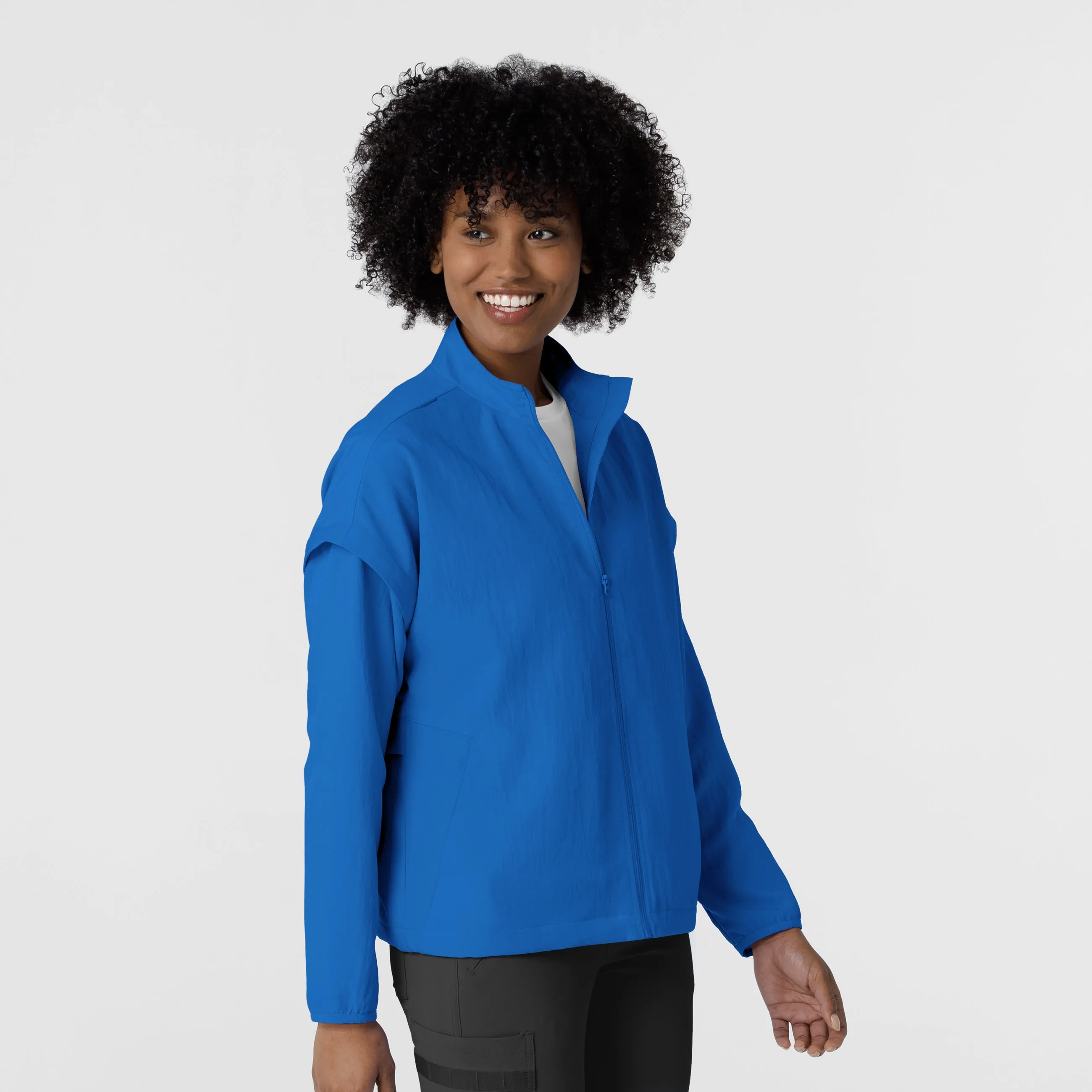 Layers 8014 BreezeBreaker Scrub Jacket Royal