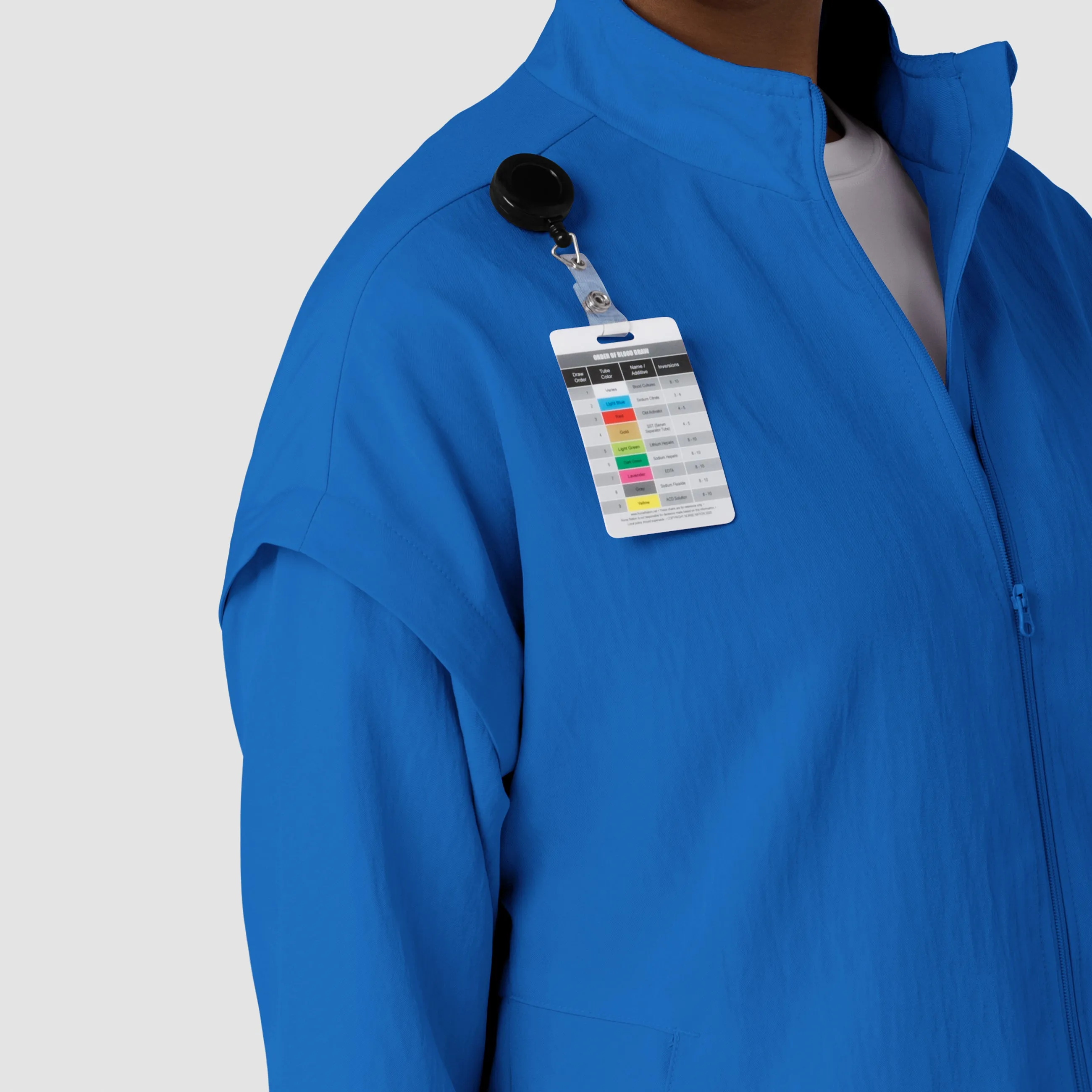 Layers 8014 BreezeBreaker Scrub Jacket Royal