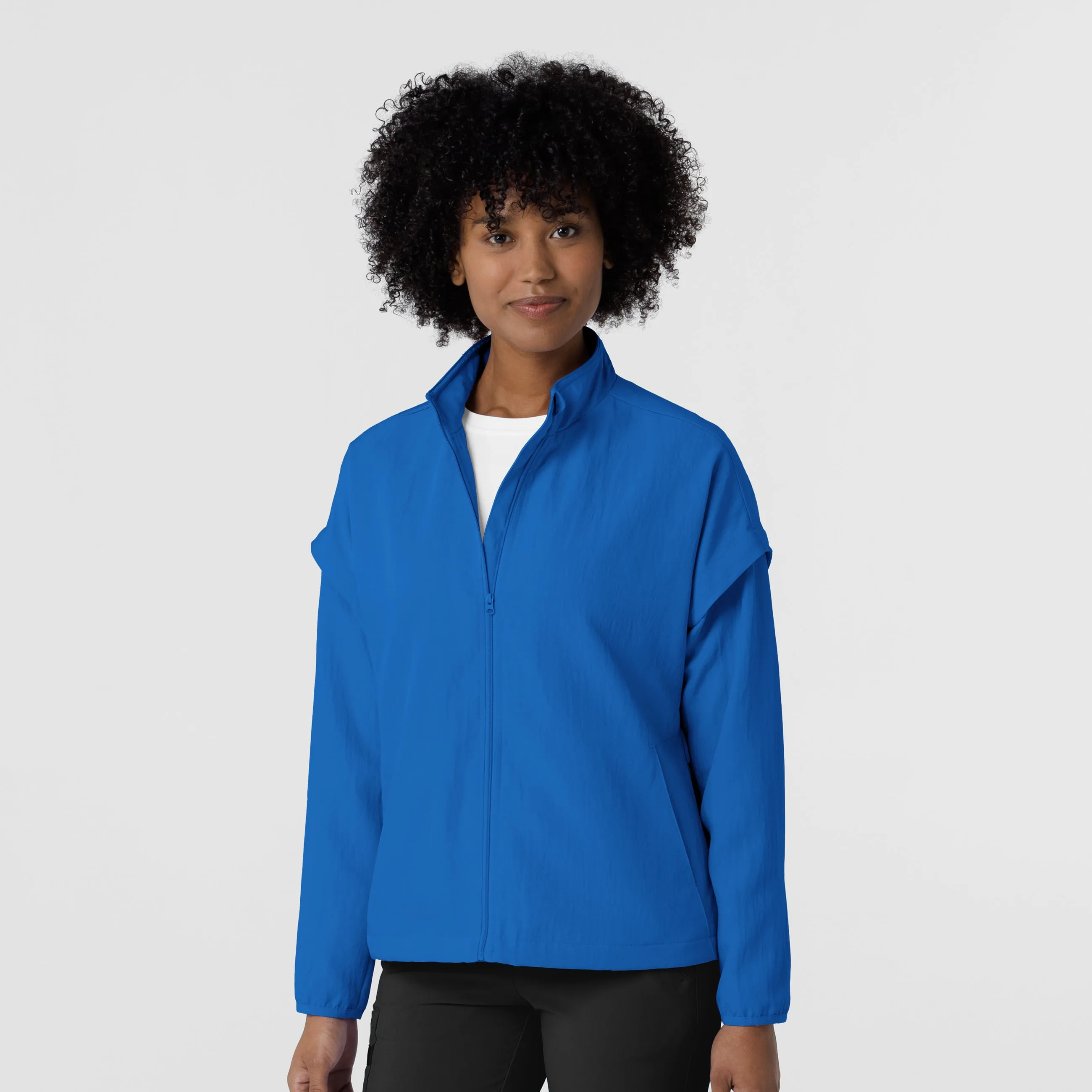 Layers 8014 BreezeBreaker Scrub Jacket Royal