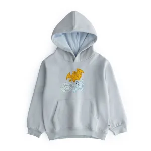 Light Grey Graphic Pullover
