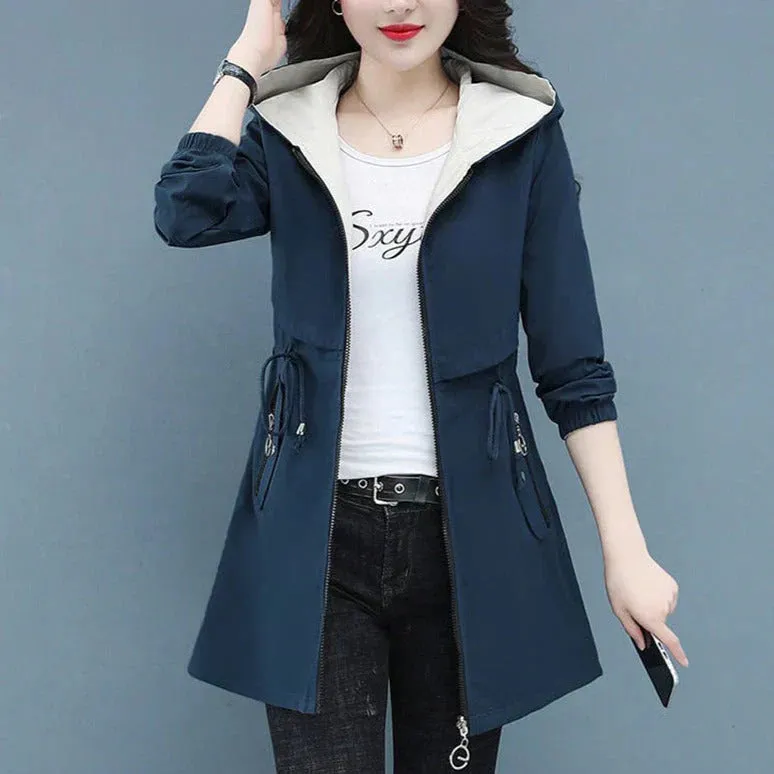 Long WOLF Windbreaker Jacket