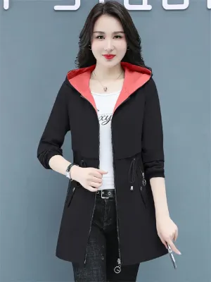 Long WOLF Windbreaker Jacket