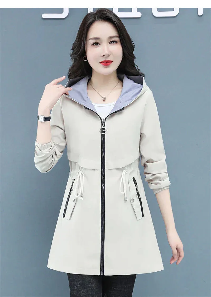 Long WOLF Windbreaker Jacket