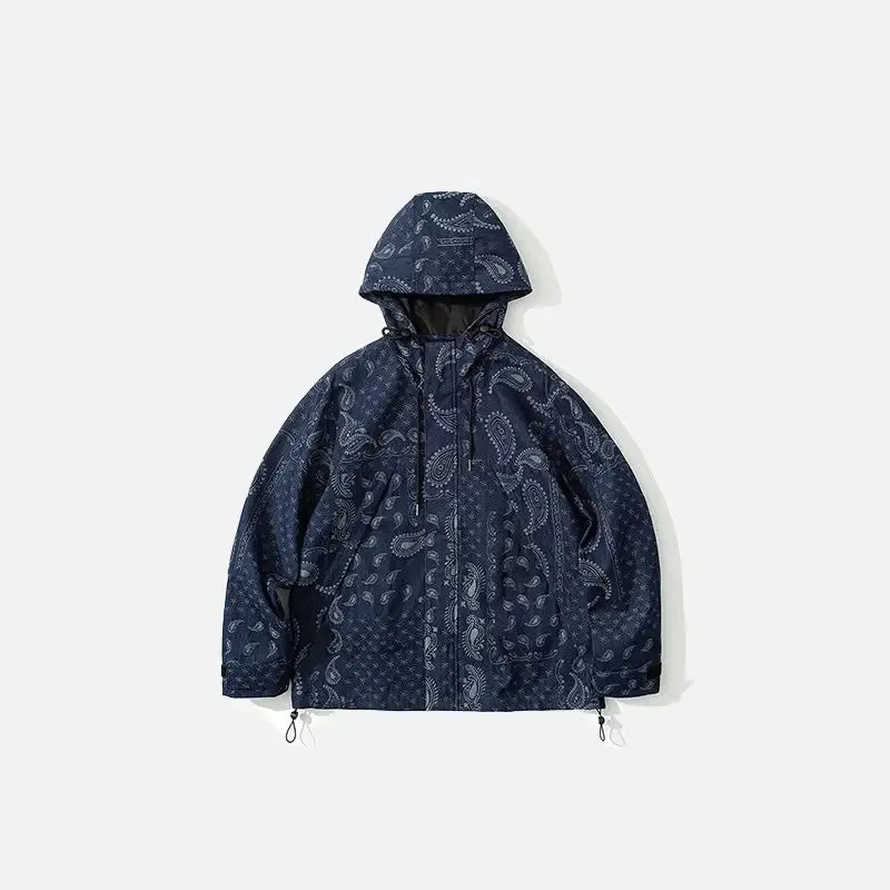 Loose Check Windbreaker Jacket from the Y2K Streetwear Collection