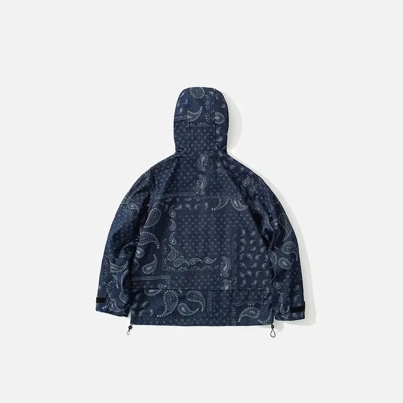 Loose Check Windbreaker Jacket from the Y2K Streetwear Collection