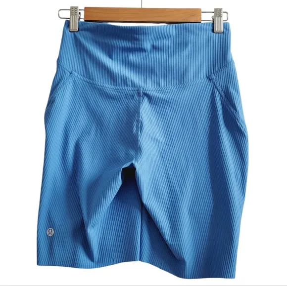 Lululemon Base Pace High-Rise Short *Ribbed Nulux in Blue Nile - Like New
