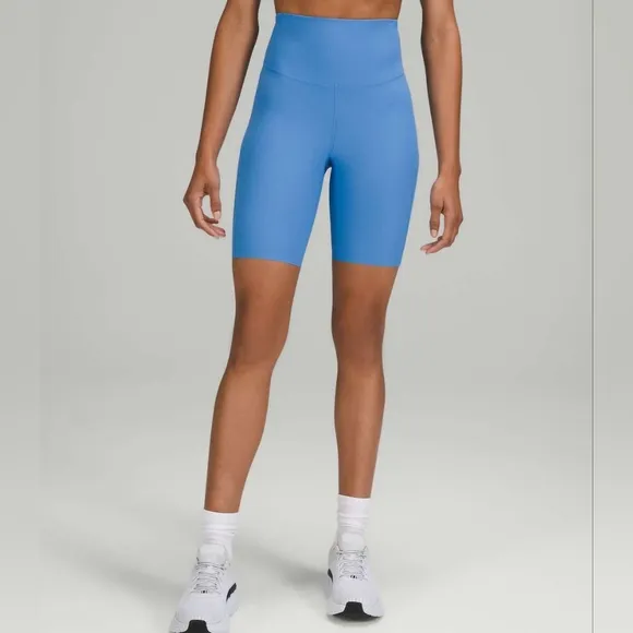 Lululemon Base Pace High-Rise Short *Ribbed Nulux in Blue Nile - Like New