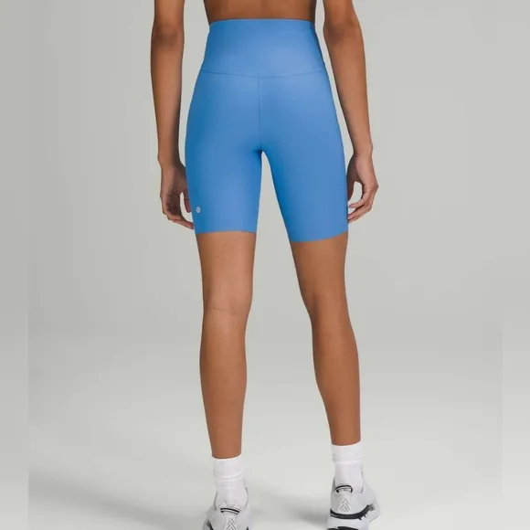 Lululemon Base Pace High-Rise Short *Ribbed Nulux in Blue Nile - Like New